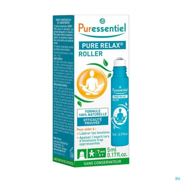 Puressentiel Stress Roller 12 Huiles Essentielles 5 Ml