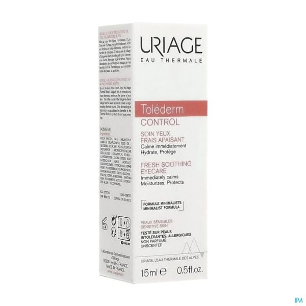 Uriage Tolederm Control Soin Yeux Tp 15ml