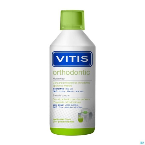 Vitis Orthodontic Mondspoelmiddel met 0,05% Cetylpyridinium Chloride (CPC) 500ml 3975