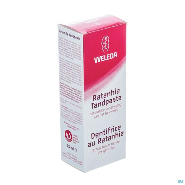 Weleda Ratanhia Dentifrice Rose Renforc Genc