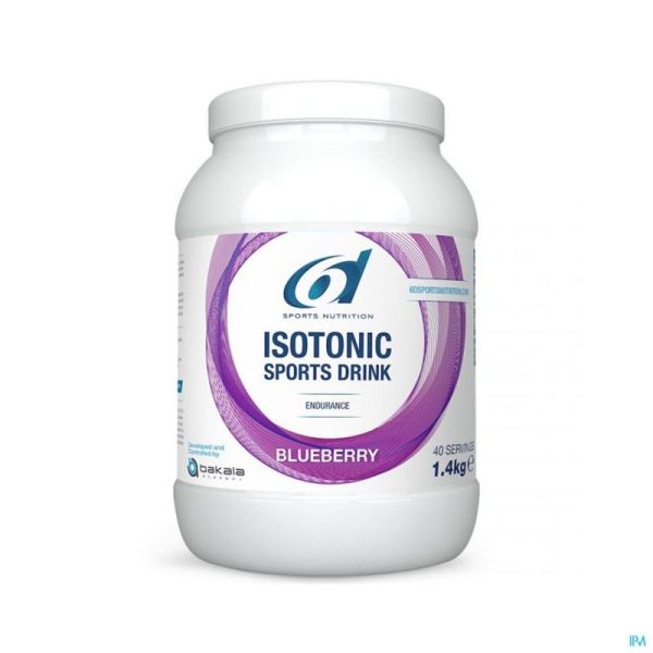 6d Sixd Isotonic Sports Drink Blueberry 1,4kg
