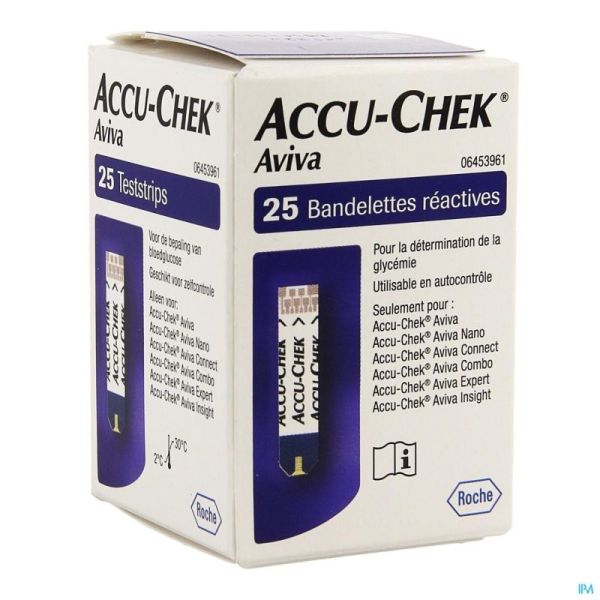 Accu Chek Aviva 25 Strips