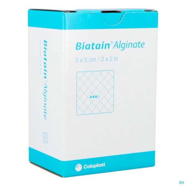 Biatain Alginate Soft 3705 5x5cm 30 Pièce
