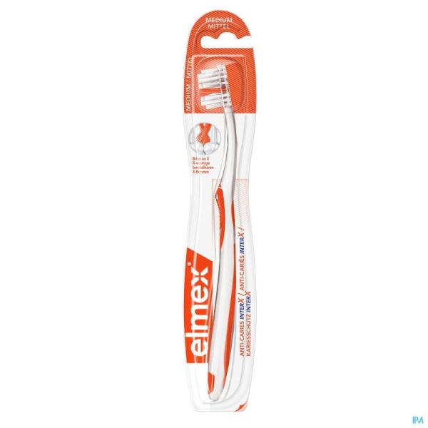 Elmex Brosse à Dents Inter X Caries Medium