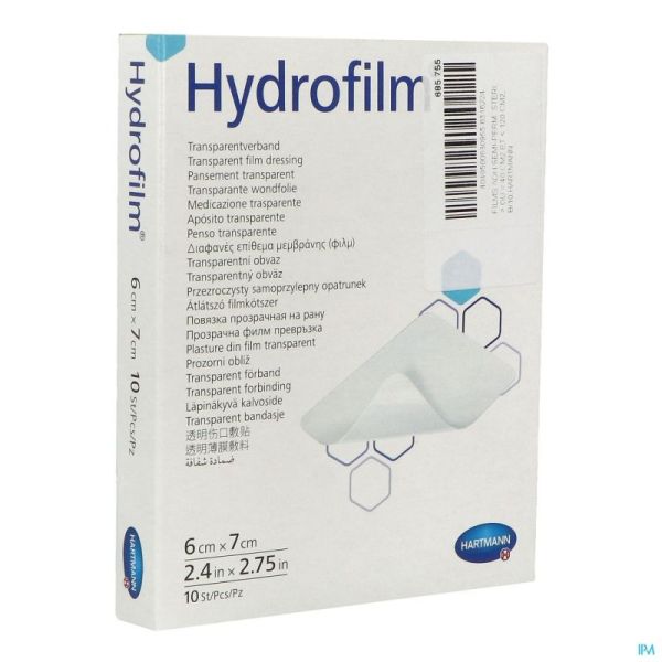 Hartmann Hydrofilm 6x7cm 685755/0 10 Pièces