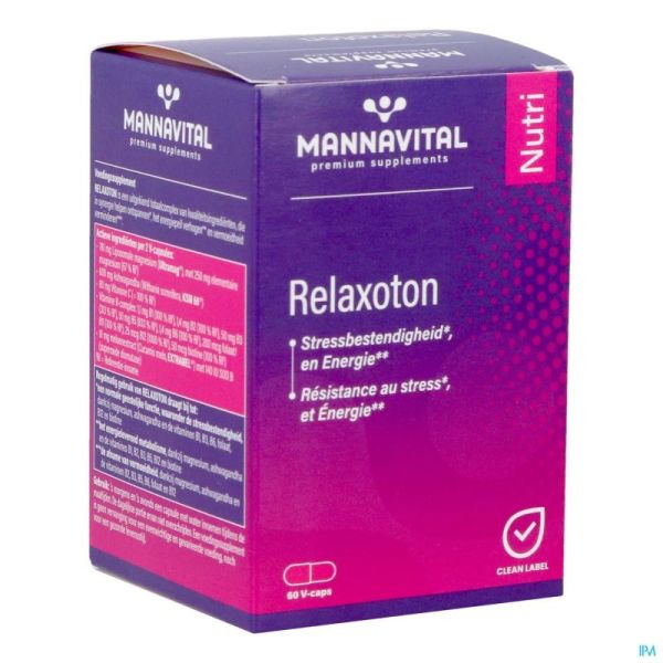 Mannavital Relaxoton Comprimés 60