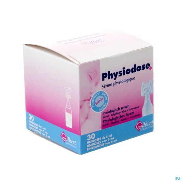 Physiodose Sérum Physio Ud Ster 30x5ml