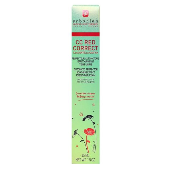 CC Red Centella asiatica perfecteur automatique correcteur rougeurs SPF25 45ml