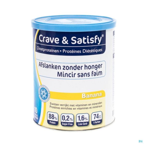 Crave & Satisfy Proteines Diet Banana 20