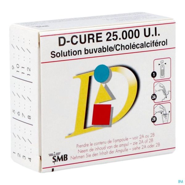 D Cure Solution Orale 12 Ampoules