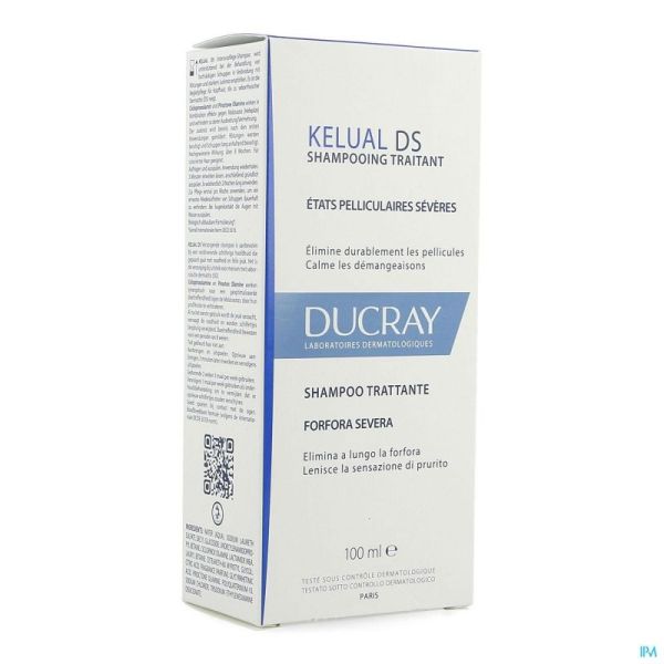 Ducray Kelual Ds Shampoing Traitant Pellicules Sévères 100ml