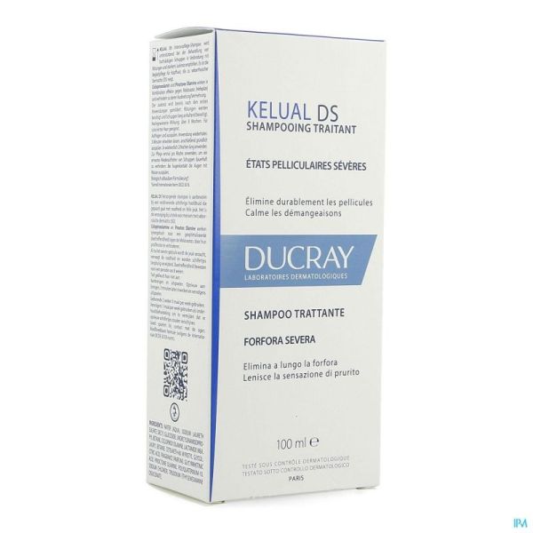 Ducray Kelual Ds Shampoing Traitant Pellicules Sévères 100ml