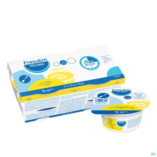 Fresubin Yocreme Citron 4x125g 7118701