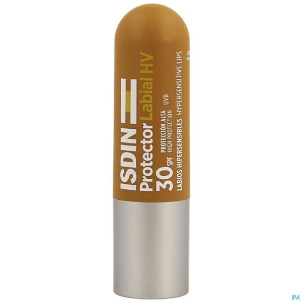 Isdin Protector Labial Hv Stick Baume pour les Lèvres Ip30 4g
