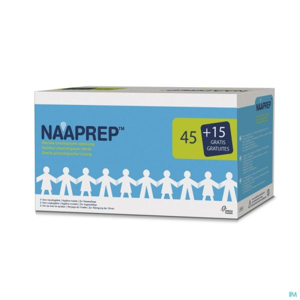 Naaprep Sérum Physiologique Ampoules 45+15 X 5 Ml