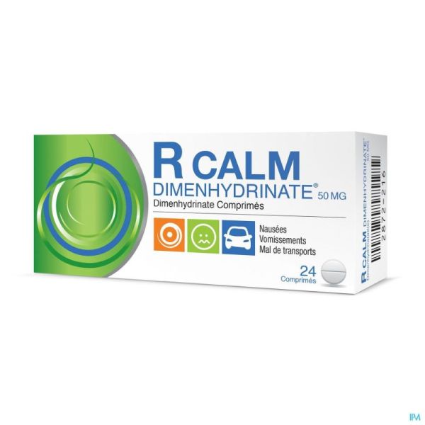 R Calm Dimenhydrinate 24 Comprimés