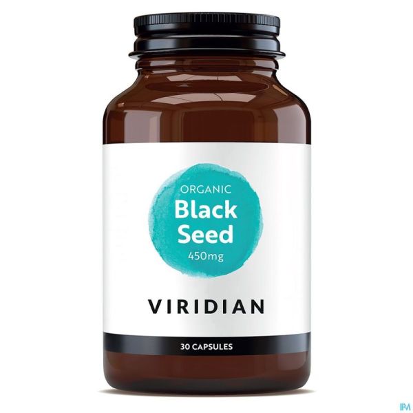 Viridian Organic Black Seed V-caps 30