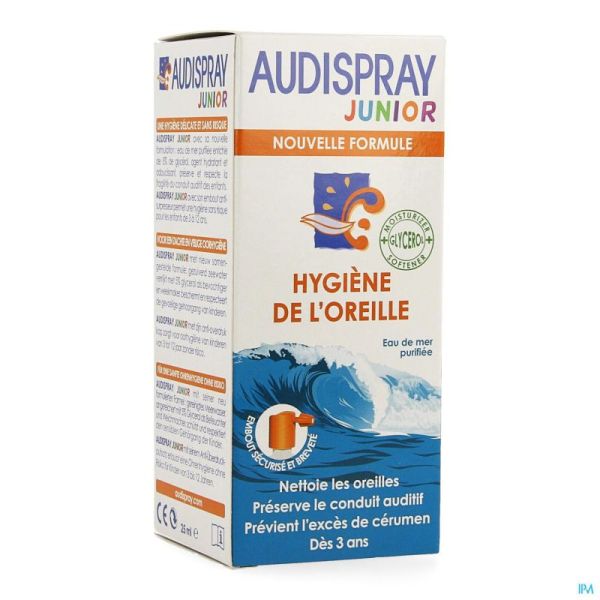 Audispray Junior Eau De Mer + Glycerol 25ml