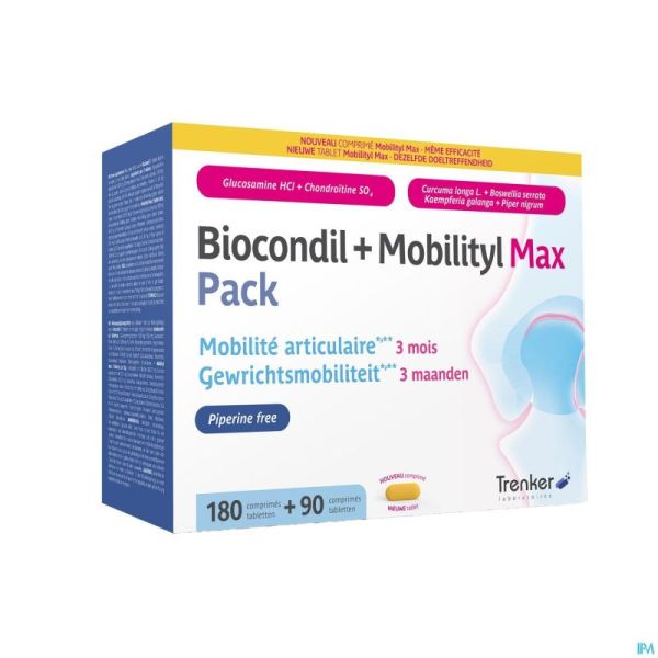Biocondil+mobilityl Max Pack Comprimés 180+comprimés 90 