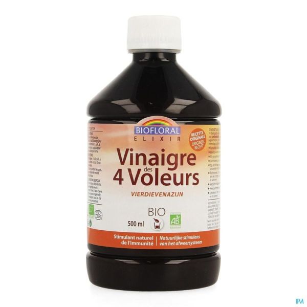 Biofloral Elixir Vinaigre 4voleurs Bio 500ml Rf018
