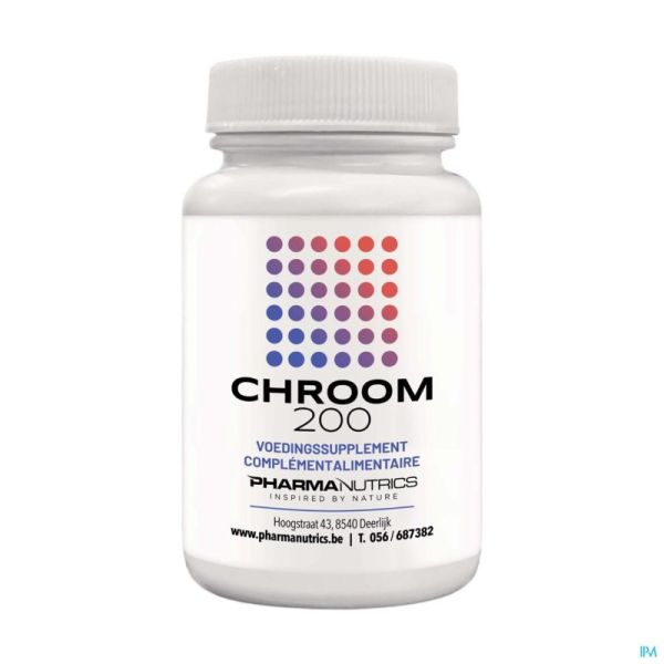 Chrome Picolinate 200 Comprimés 60 Pharmanutrics