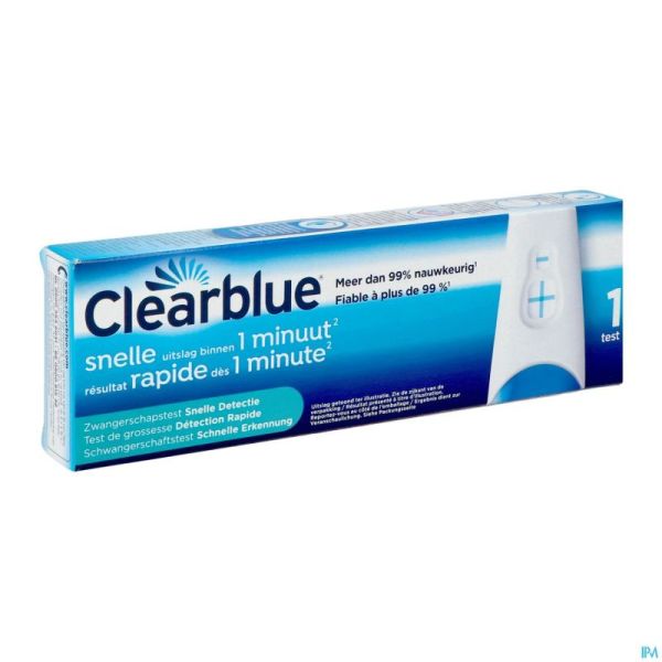 Clearblue Plus Test De Grossesse 1 Pièces