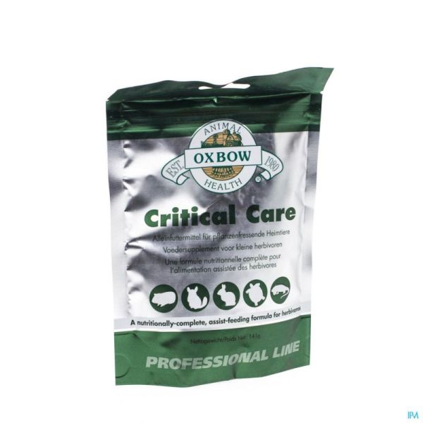Critical Care Poudre Solution Vétérinaire Sachets 141 G