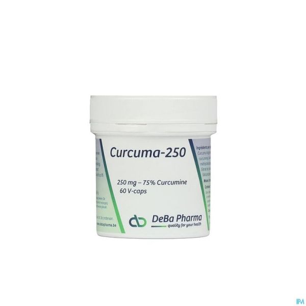 Curcuma-250 Caps 60 Deba