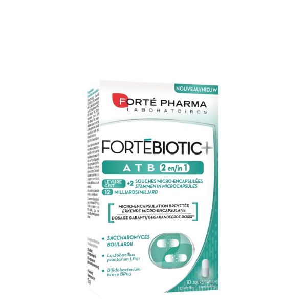 Fortébiotic+ Atb 2en1 v-caps 10