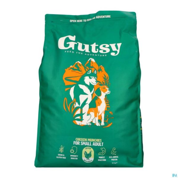 Gutsy Chicken Munchies Small Adult 10kg