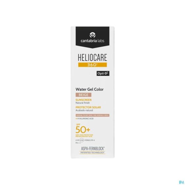 Heliocare 360° Water Gel Color Beige Spf50+ 50ml