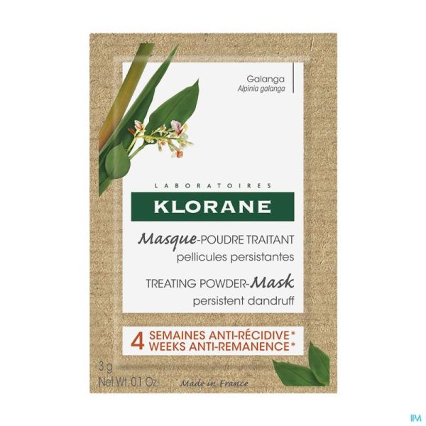 Klorane Capil. Masque Poudre Traitant Galanga 8x3g