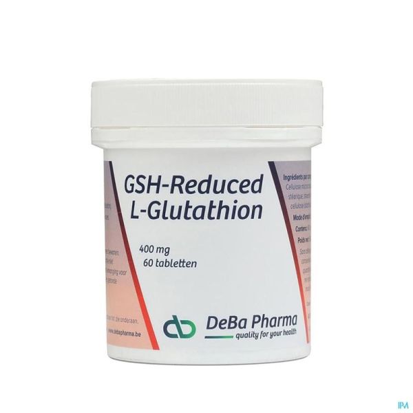 L-glutathion Gsh Reduced Deba 60 Comprimés 40