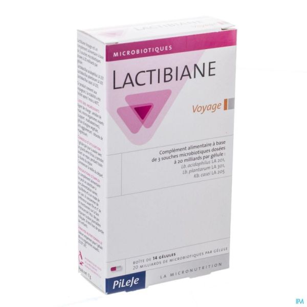 Lactibiane Voyage 14 Gélules 