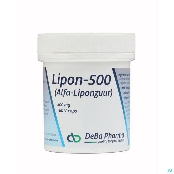 Lipon Gélules 60x500mg Deba