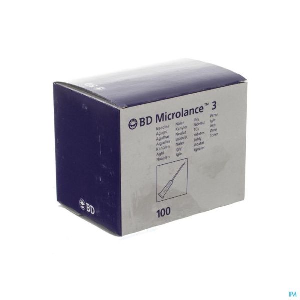 Bd Microlance 3 Aiguille. 19g 1 Rb 1,1x40mm Crème 100