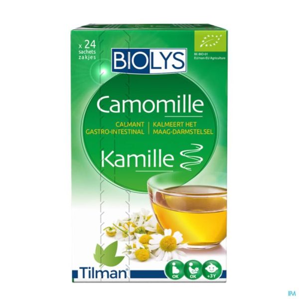 Biolys Camomille 24 Infusettes