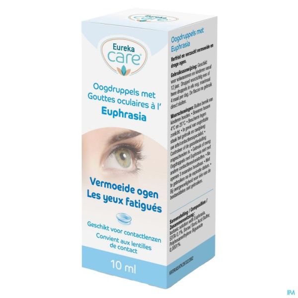 Eureka Care Collyre Yeux Fatigues Euphrasia 10ml