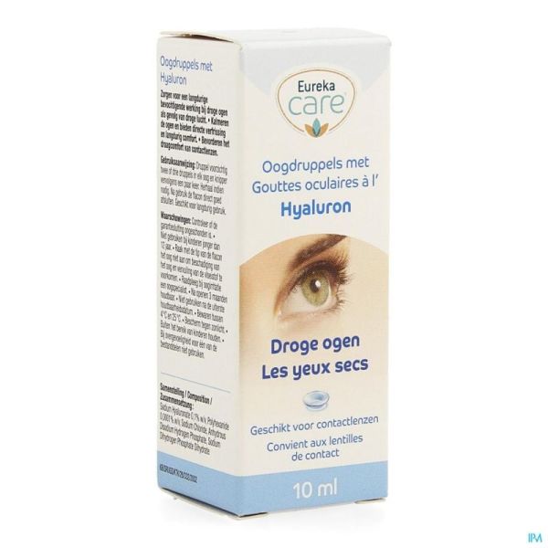 Eureka Care Collyre Yeux Secs Hyaluron 10ml