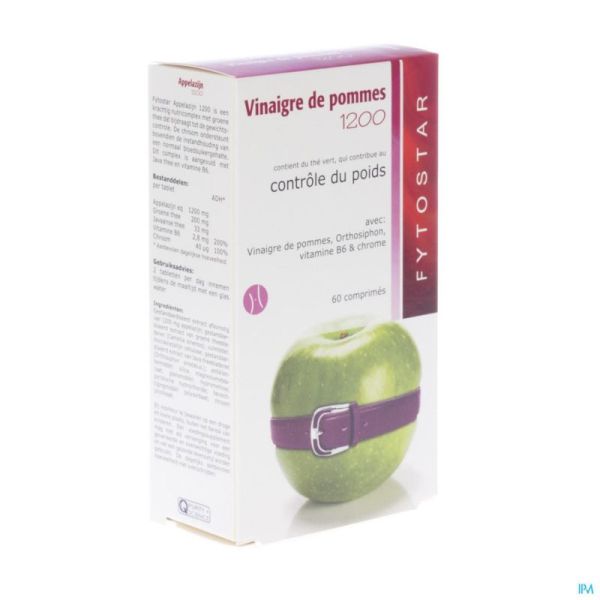 Fytostar Vinaigre De Pomme New 60 Comprimés