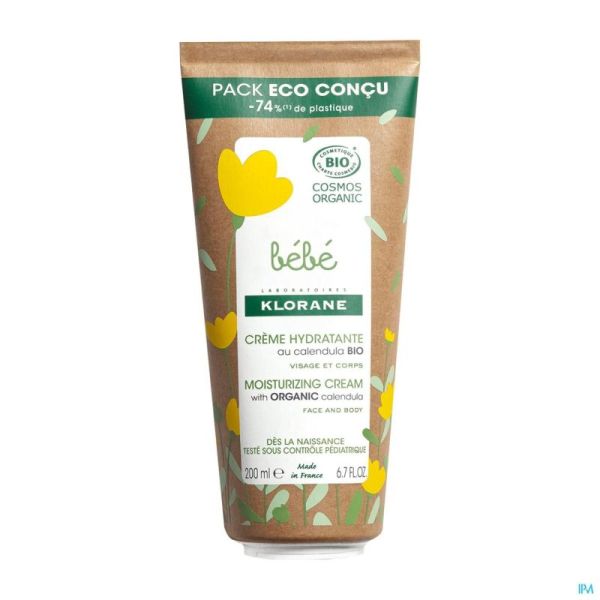 Klorane Bb Crème Hydratante Bio 200ml