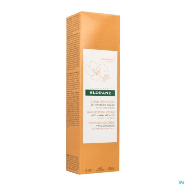 Klorane Crème Dépilatoires Jambes Tube 150ml 