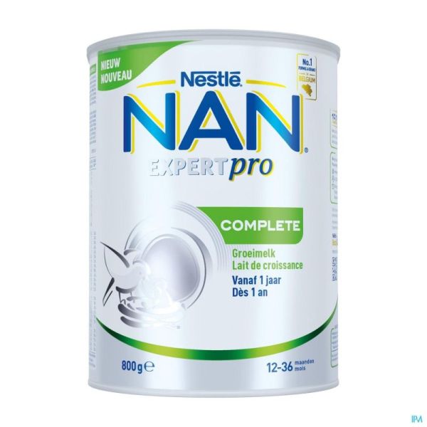 Nan Complete Lait de Croissance Poudre 800g (pour bébés de plus d'un an)