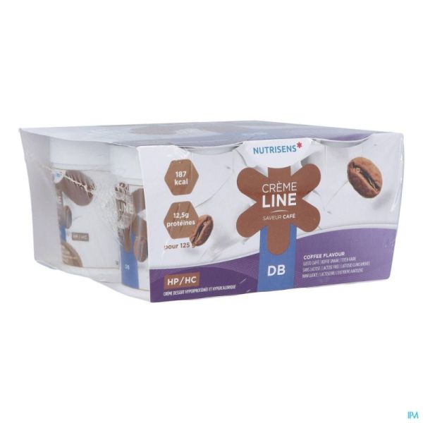 Nutrisens Cremeline Hp/hc Sl Cafe 4x125