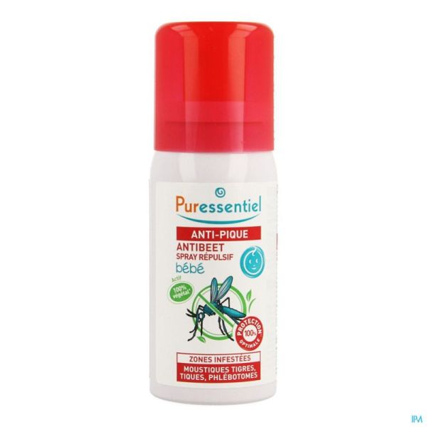 Puressentiel Anti-Pique Spray Répulsif pour Bébé 60ml