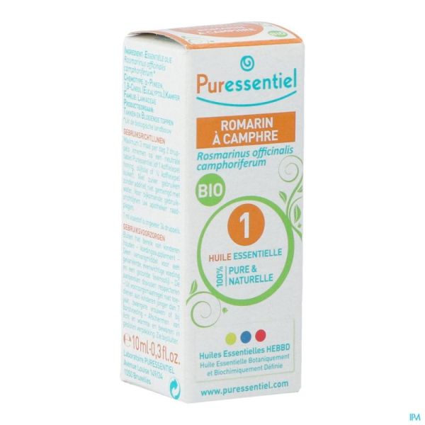 Puressentiel Expert Romarin à Camphre Bio Huile Essentielle