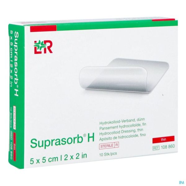 Suprasorb H Hydrocol. Fin 5x 5cm 10 108860