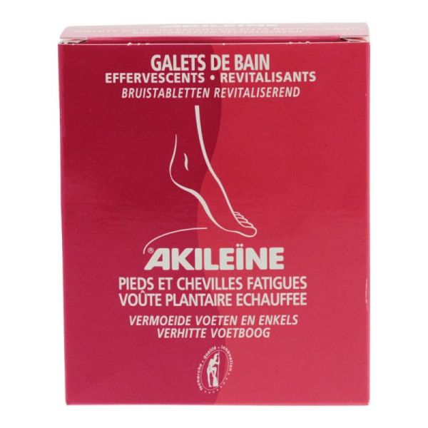 Akiléine Bain Pieds Galets Effervescents 6x20 G 