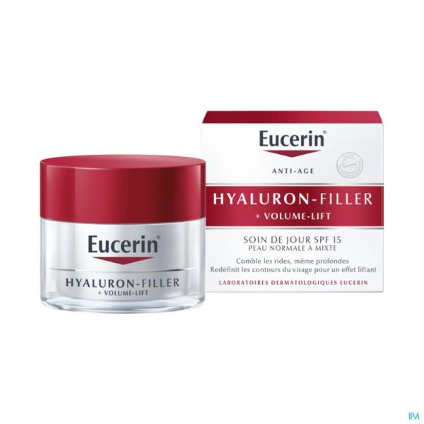 Eucerin Hyaluron Filler +Volume Lift Crème de Jour Peaux Mixtes 50ml