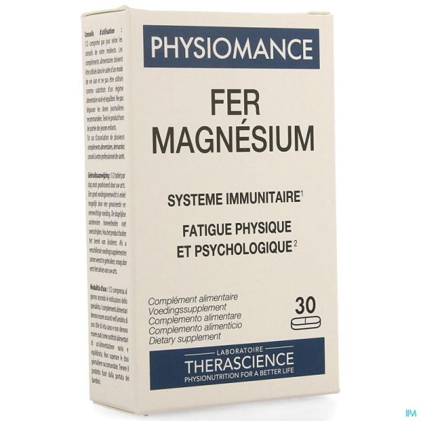 Physiomance Fer Magnesium Comprimés 30 Phy273